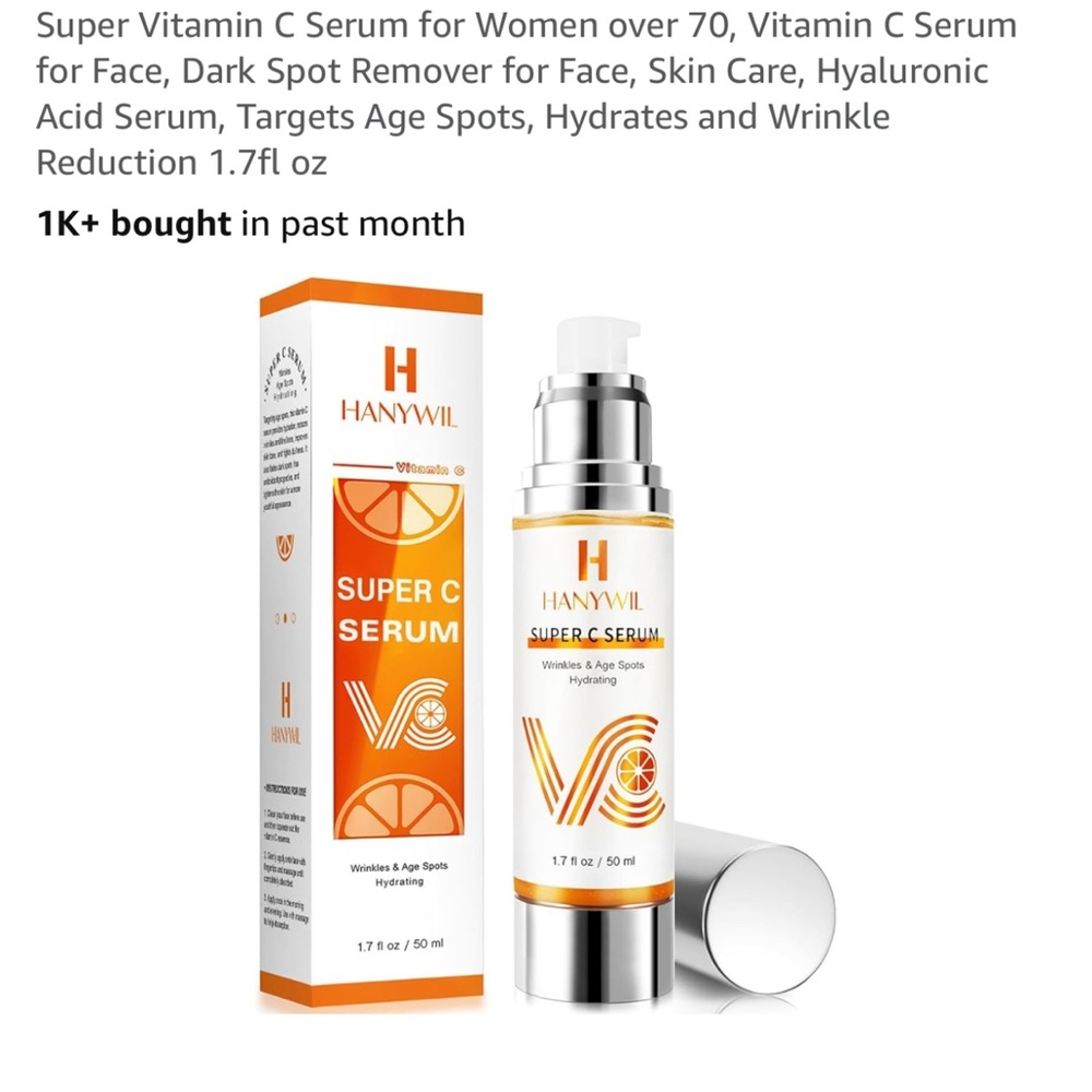 Super Vitamin C serum. Never opened box. Just bought. Exp date 2027